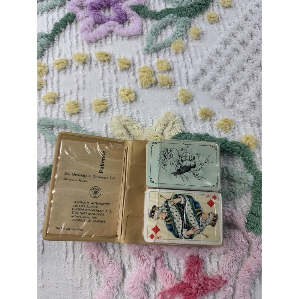VINTAGE Altenburger Patience Playing Cards Set German Solitaire Game Vintag‎ - Picture 4 of 14